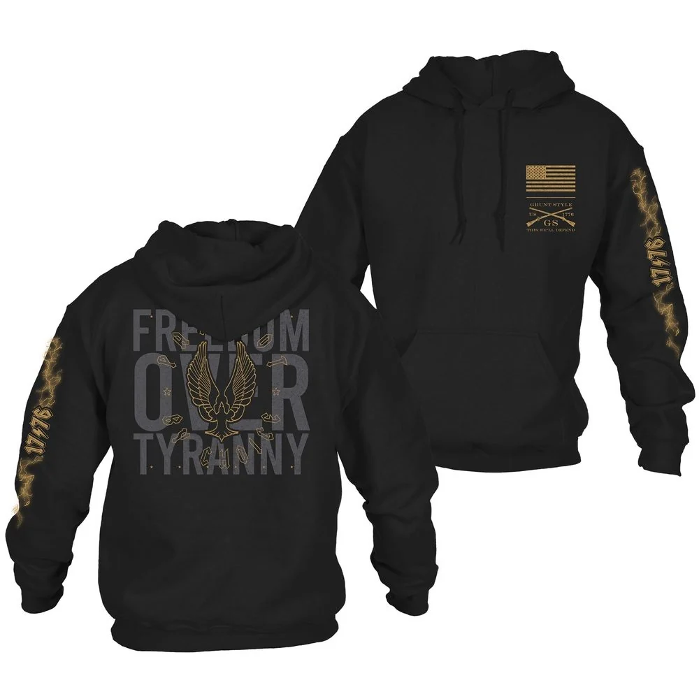 Freedom Over Tyranny Hoodie - Black