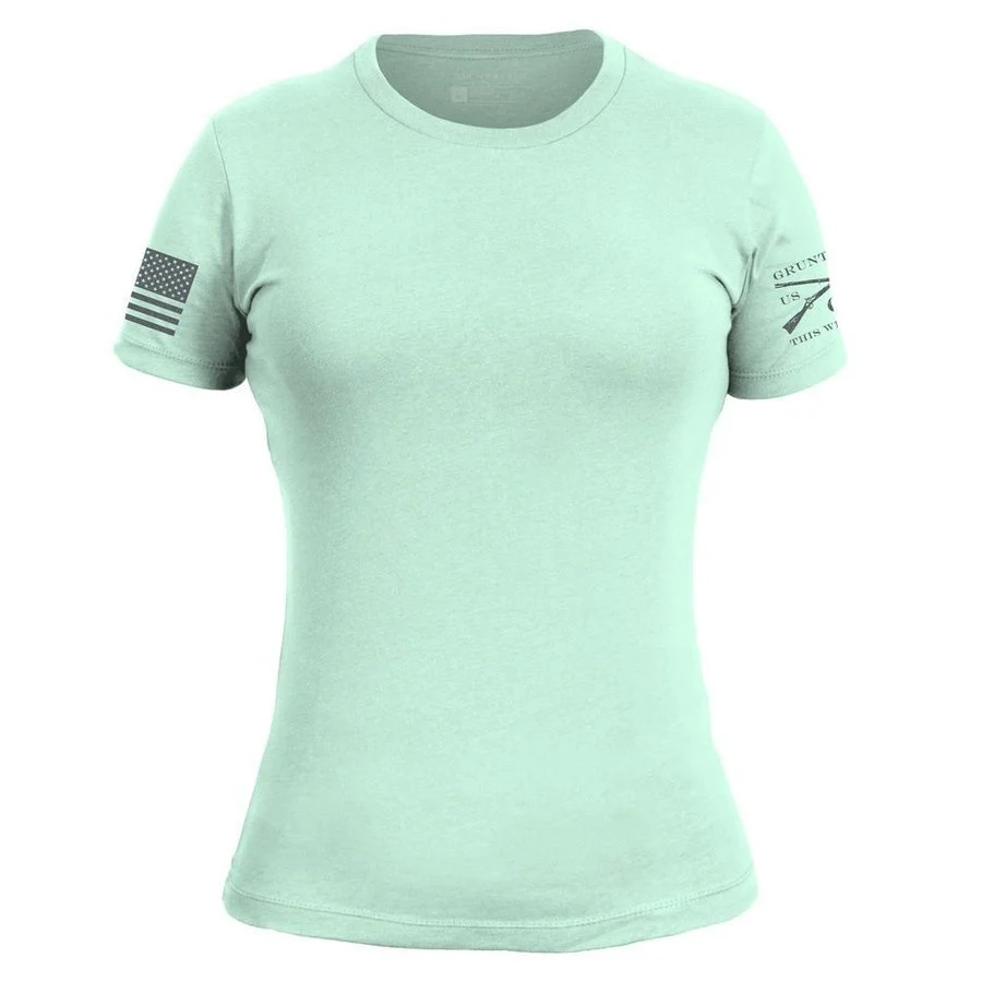 Basic T-Shirt Women's Slim Fit - Mint