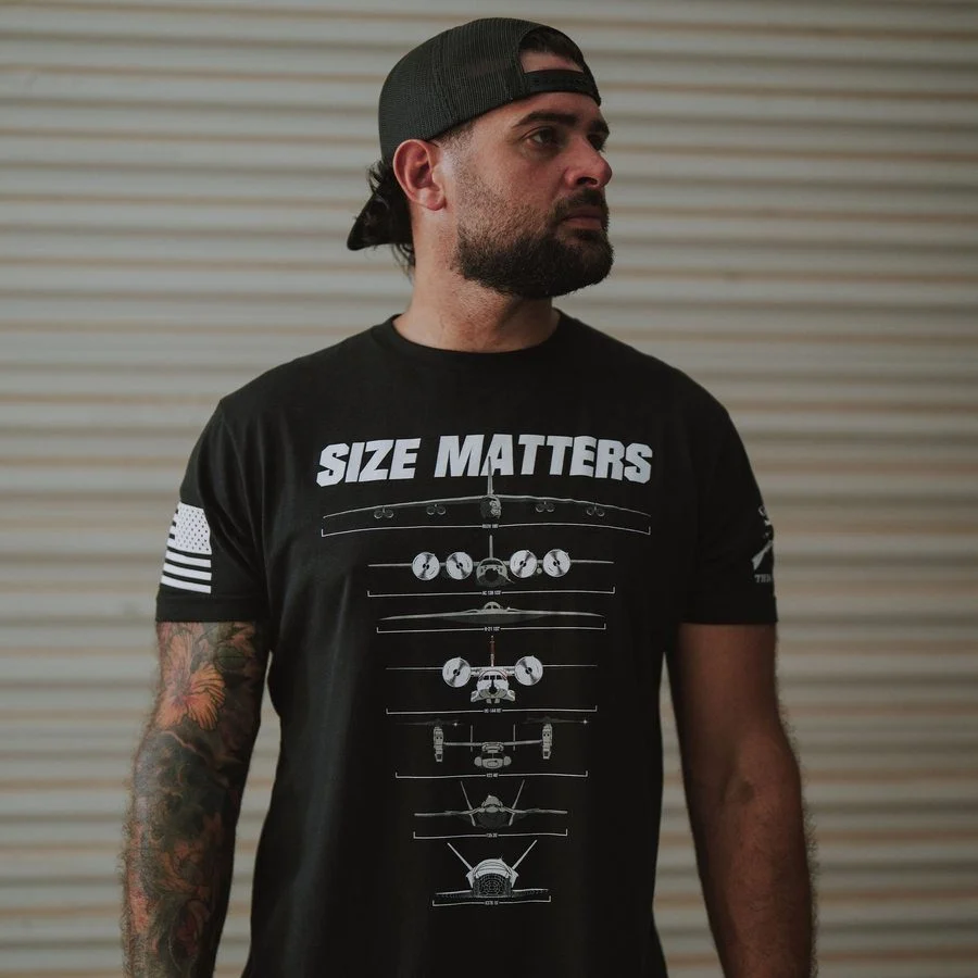Cockpit Size Matters T-Shirt - Black - Image 2