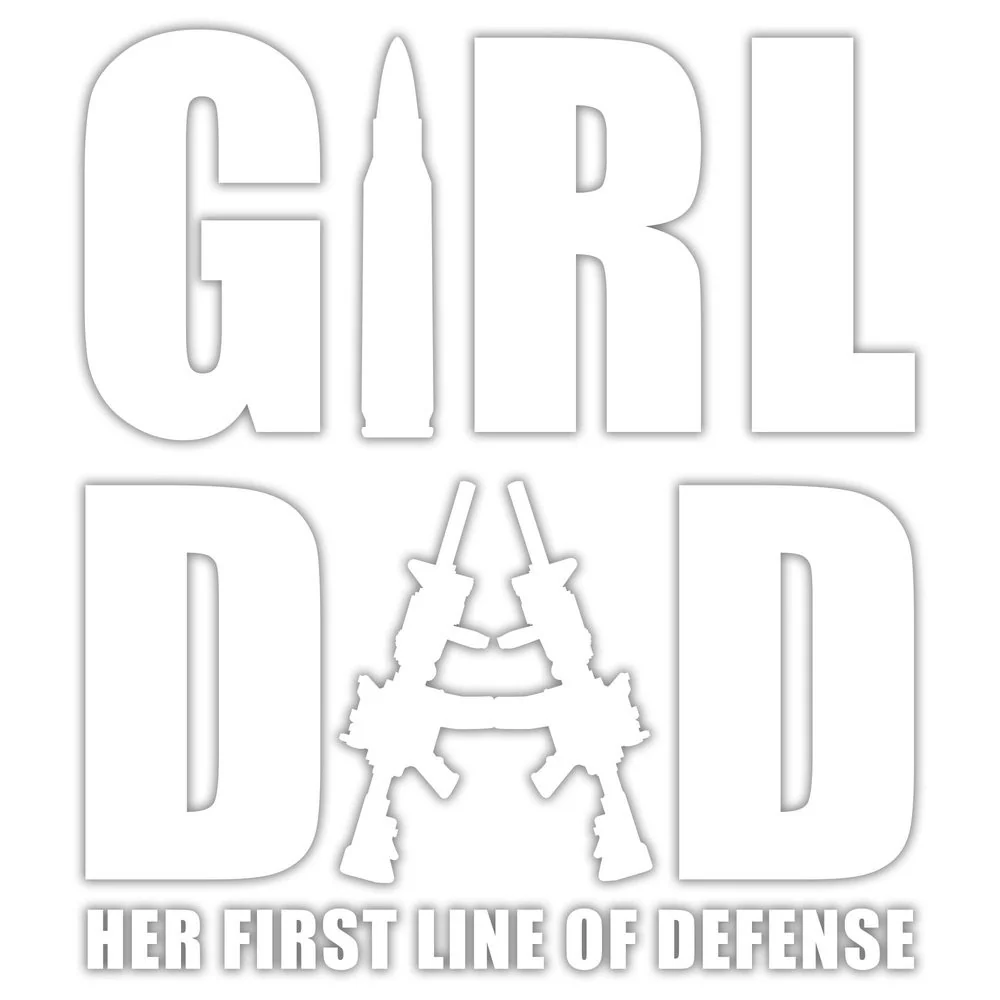 Girl Dad Decal