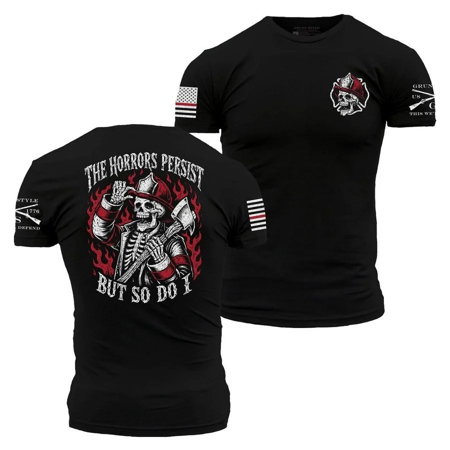 The Horrors Persist T-Shirt - Black