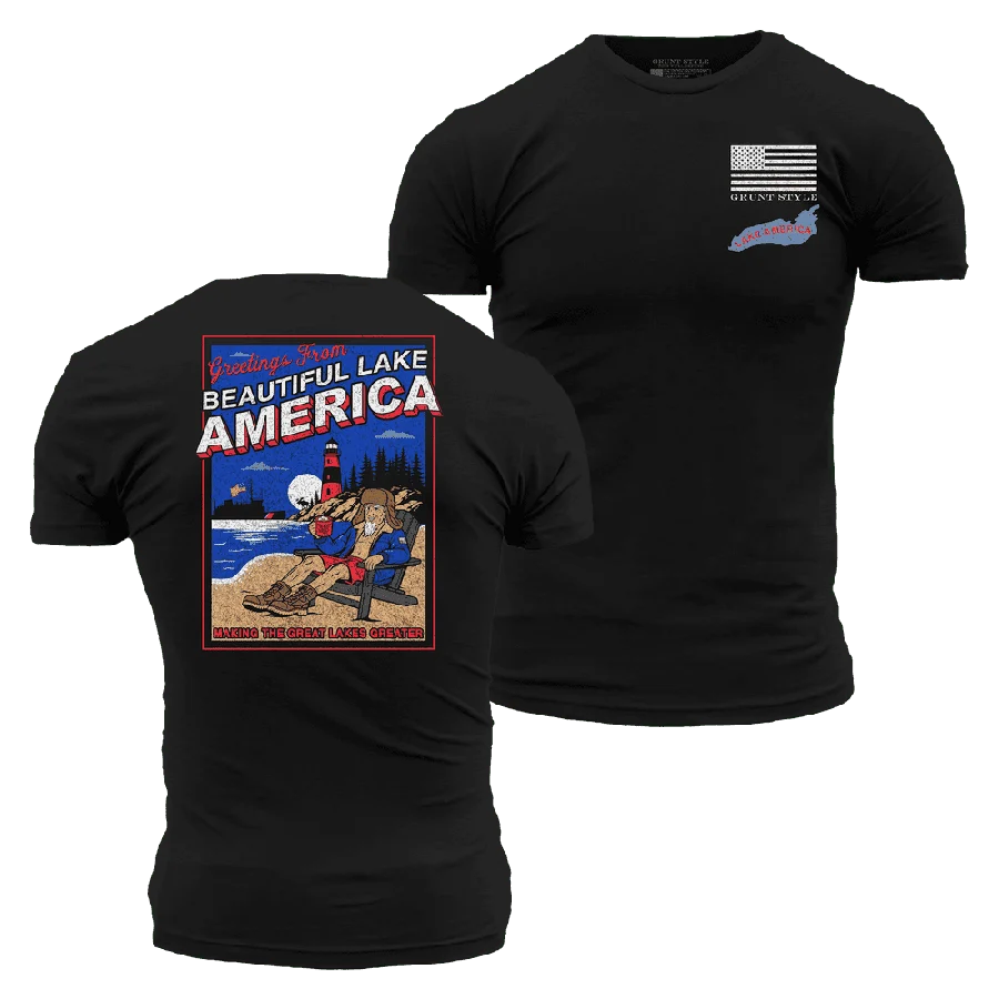 Lake America T-Shirt - Black