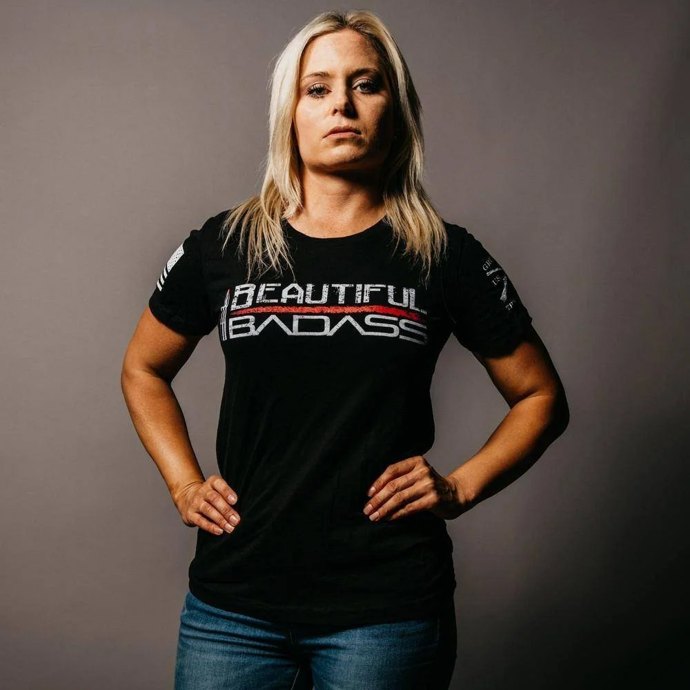 Women's Beautiful Badass T-Shirt - Black - Image 3